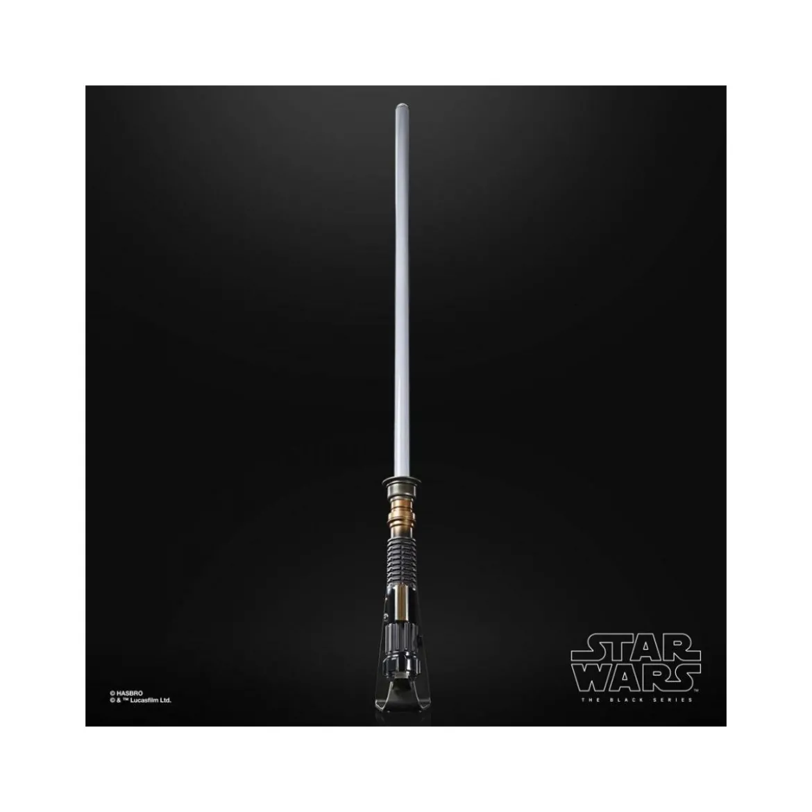 Hasbro - Sabre Laser Obi-Wan Kenobi Force Fx Lightsaber - Black Serie Replica Elite