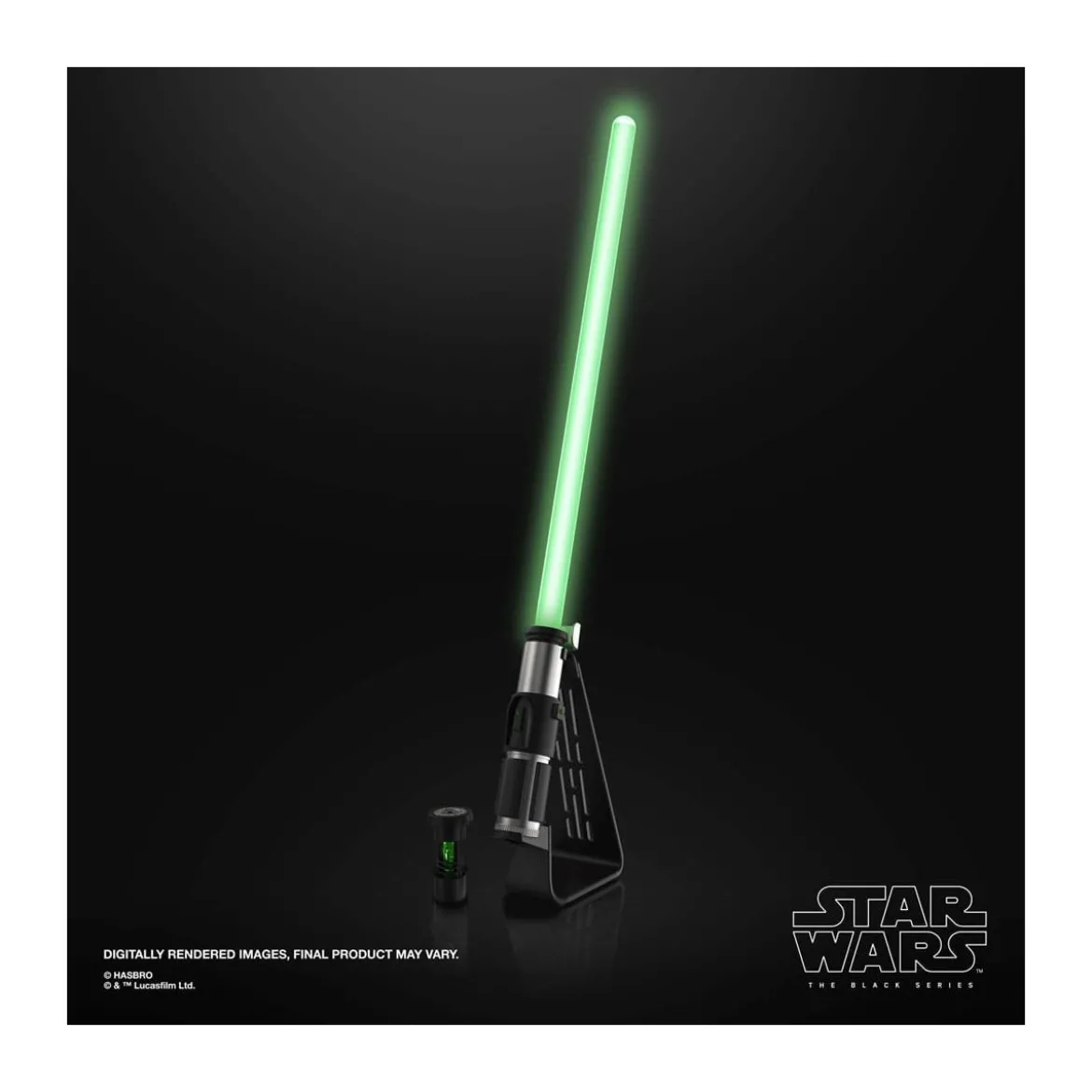 Hasbro - Sabre Laser Yoda Force Fx Lightsaber - Black Serie Replica Elite