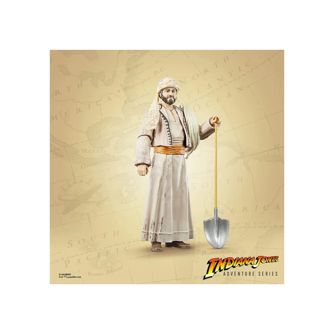 Hasbro - Sallah - Indiana Jones Adventure Series: Les Aventuriers de l'arche perdue 1/12
