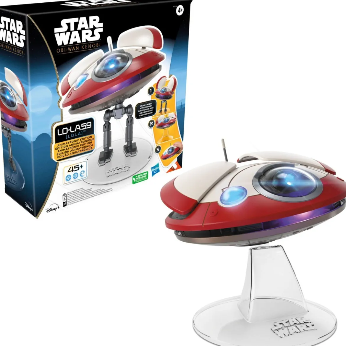 Hasbro Star Wars LO-LA59 (Lola) Animatronic Edition 15 cm Obi-Wan Kenobi figurine électronique