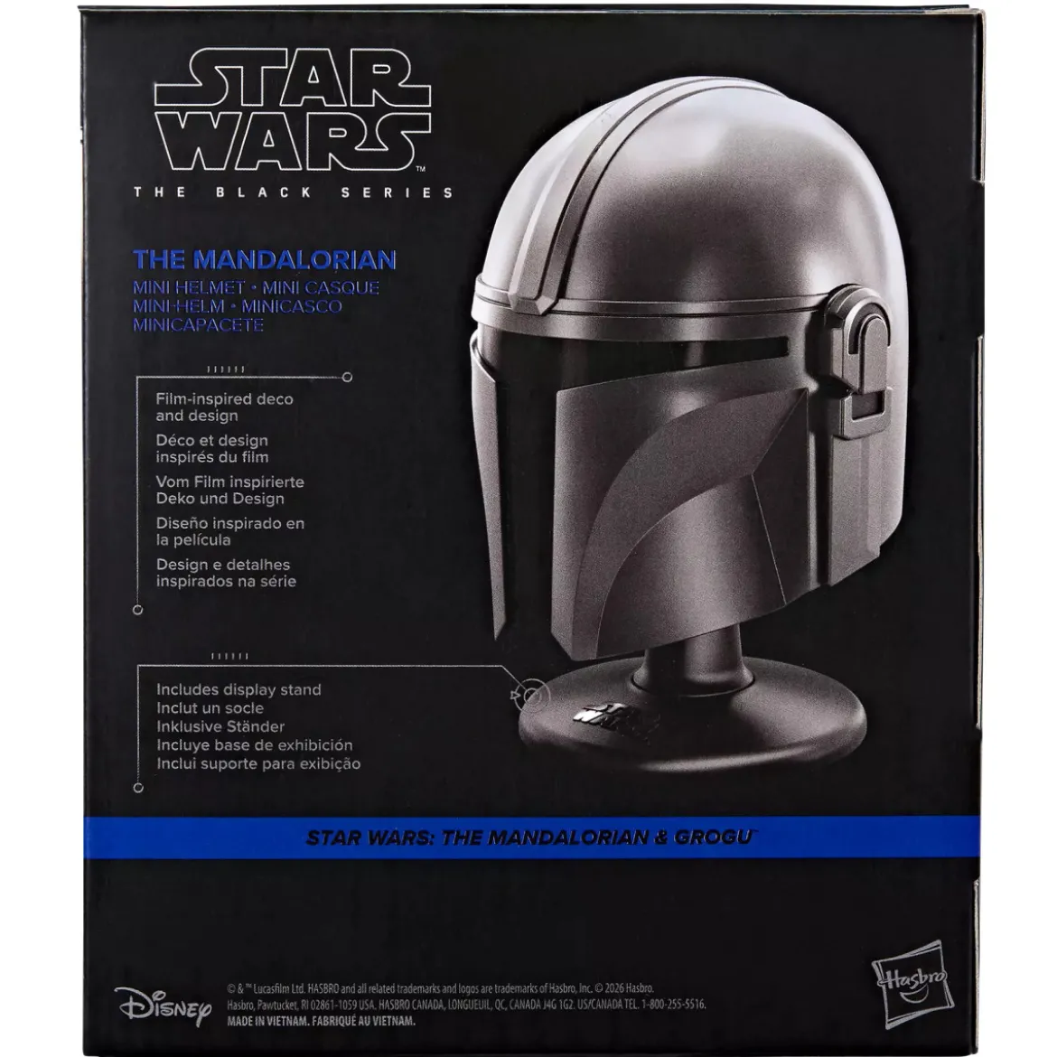 Hasbro Star Wars The Black Series - Mini casque The Mandalorian
