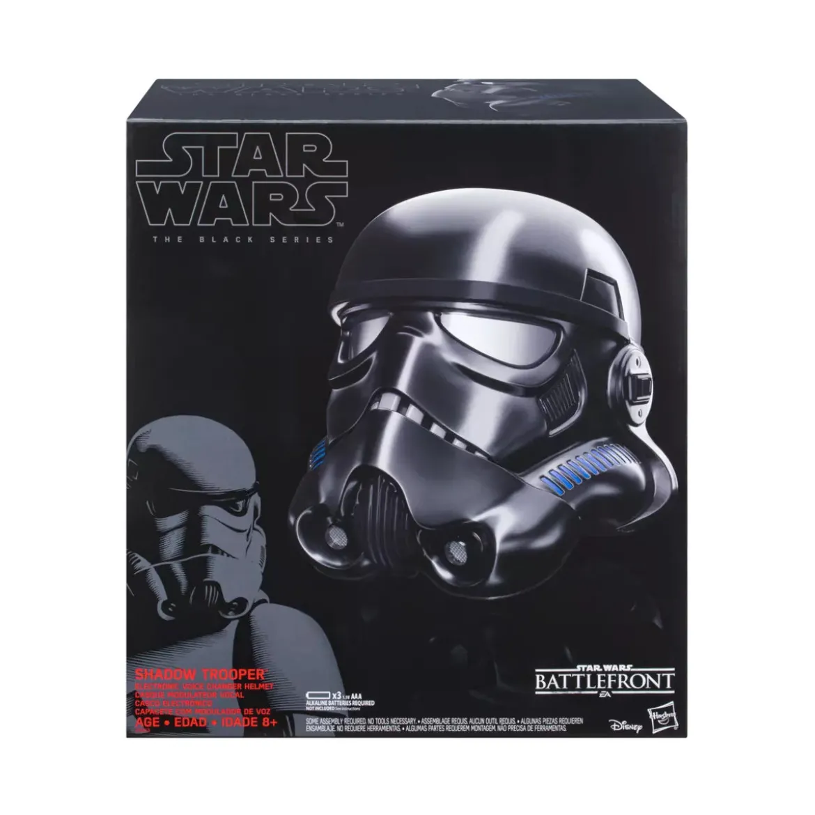 Hasbro Star Wars The Black Series - Casque électronique Shadow Trooper - Star Wars Battlefront
