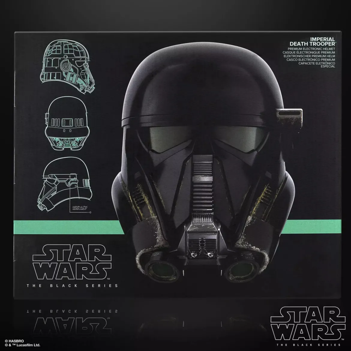 Hasbro Star Wars The Black Series - Casque électronique Imperial Death Trooper