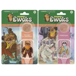 Hasbro - Star Wars The Vintage Collection - Wicket W. Warrick & Kneesaa 2 Pack - Ewoks