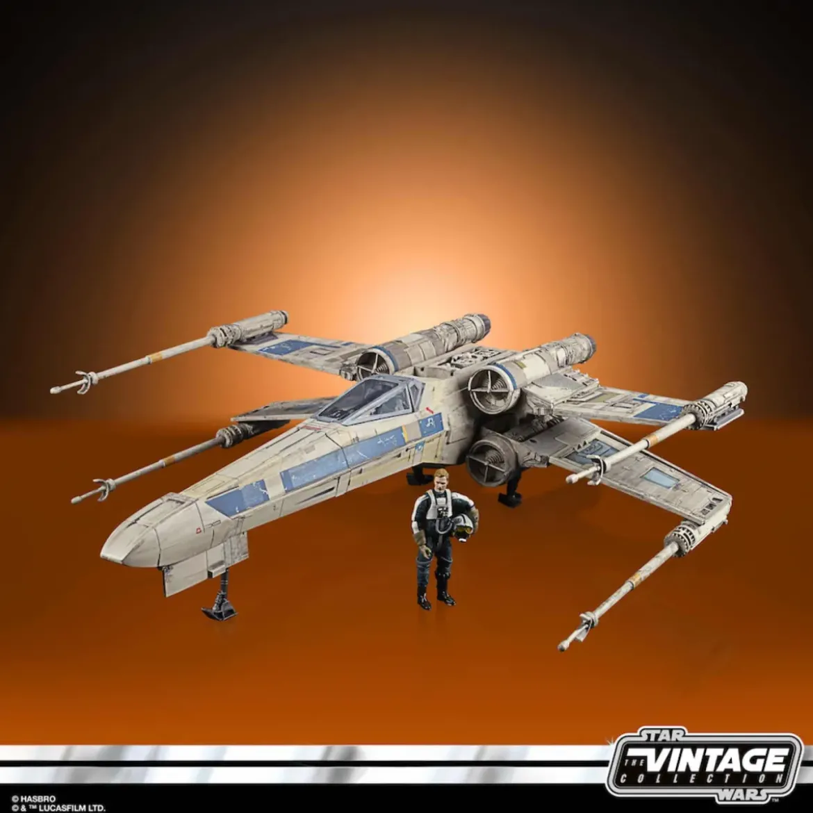 Hasbro - Star Wars Vintage Collection - X-WING & ANTON MERRICK