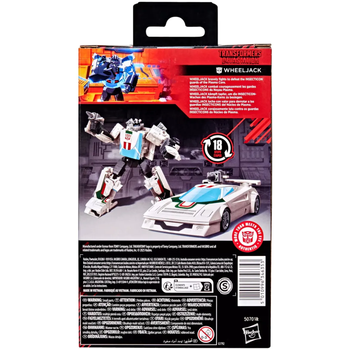 Hasbro - Transformers Devastation - WHEELJACK - Studio Series Deluxe Class MTMTE Collection