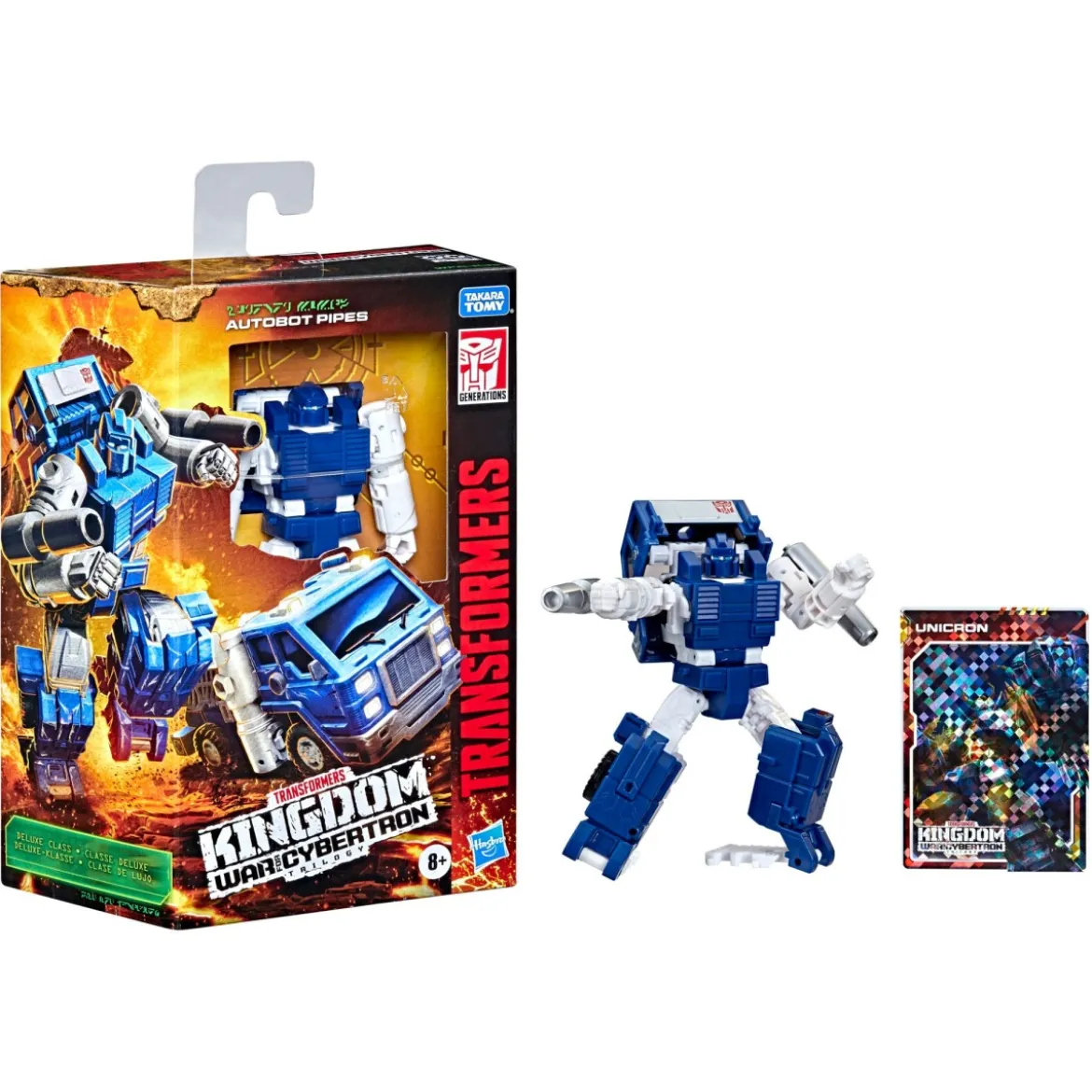 Hasbro - Transformers Generations - Kingdom Deluxe Autobot Pipes - War for Cybertron