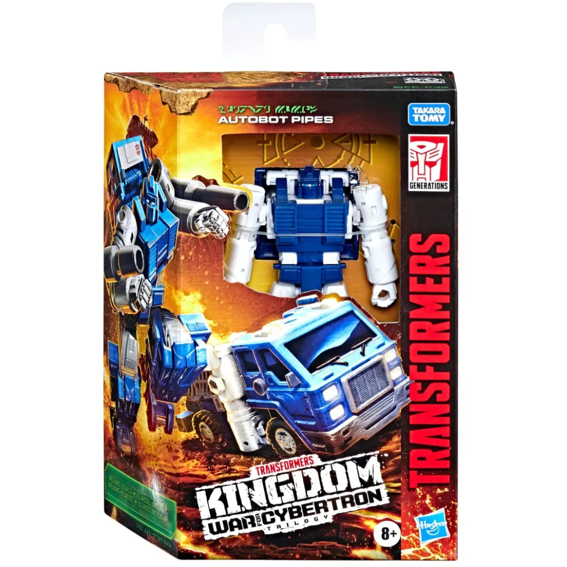 Hasbro - Transformers Generations - Kingdom Deluxe Autobot Pipes - War for Cybertron