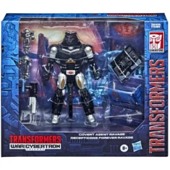 Hasbro - Transformers Generations - Deluxe Covert Agent Ravage and Micromaster Decepticons Forever Ravage - War for Cybertron