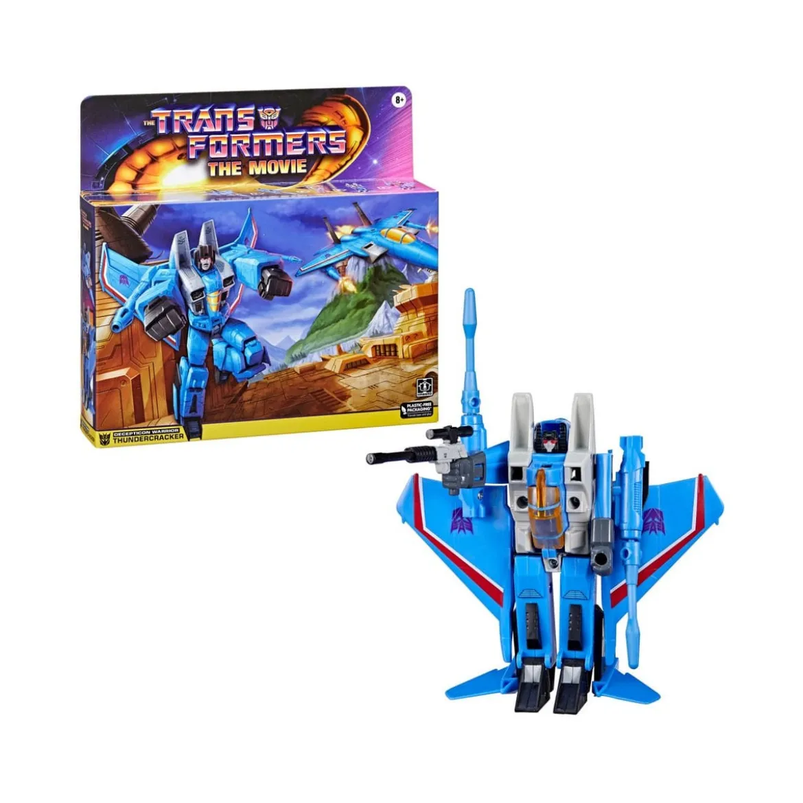 Hasbro - Transformers The Movie - Decepticon Thundercracker - Retro Transformers