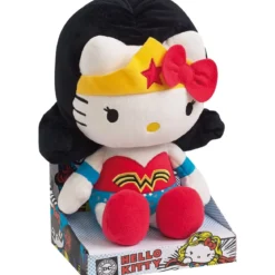 Hello Kitty DC Comics peluche Wonderwoman 27 cm
