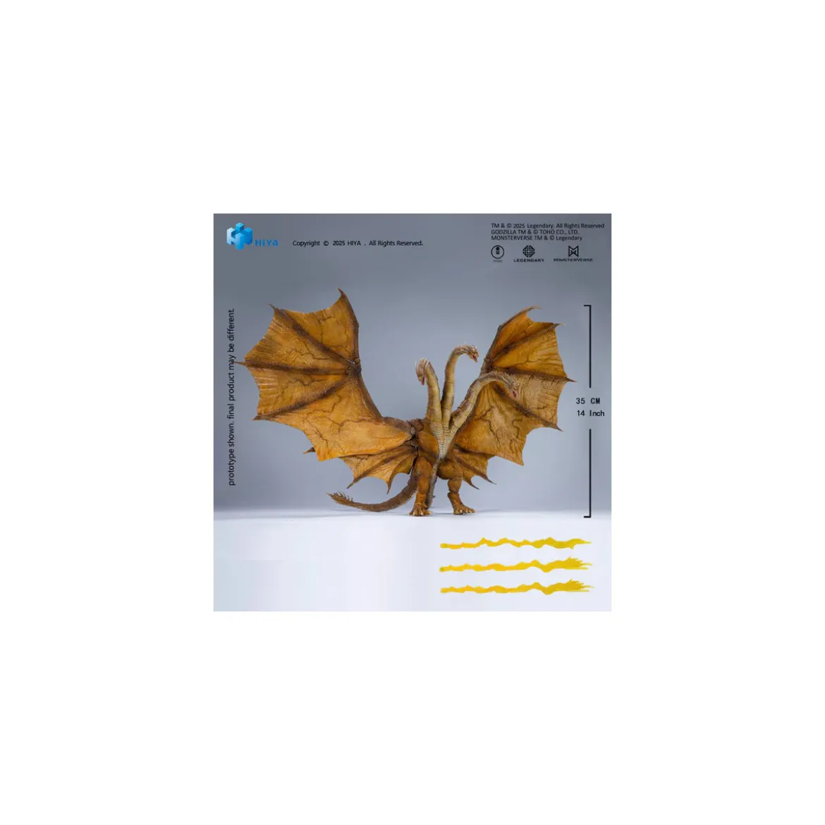 HIYA TOYS - Exquisite Basic Series 1/12 - King Ghidorah 2.0 - Godzilla King of the Monsters (2019)