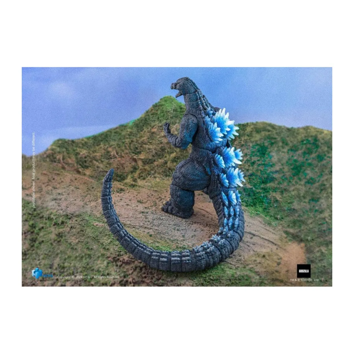 HIYA TOYS - Exquisite Basic Series 1/12 - Godzilla vs King Ghidorah (1991) Heat Ray Hokkaido Version