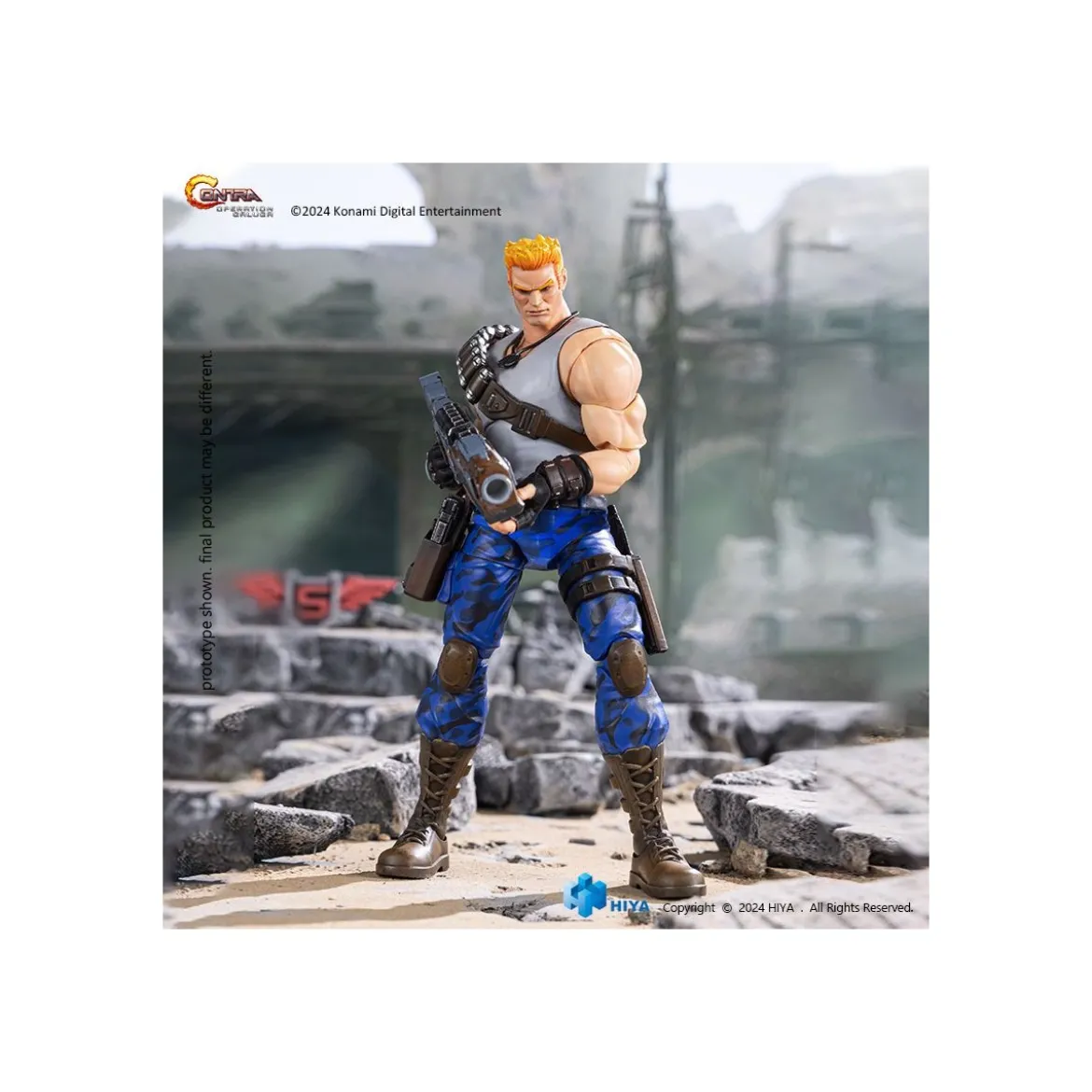 HIYA TOYS - Exquisite Basic Series 1/12 - CONTRA OPERATION GALUGA Bill Rizer