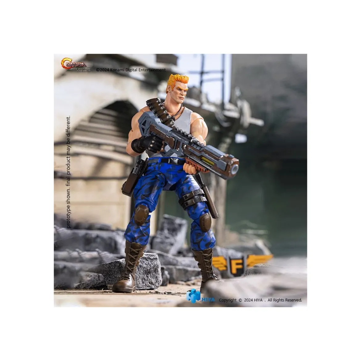 HIYA TOYS - Exquisite Basic Series 1/12 - CONTRA OPERATION GALUGA Bill Rizer