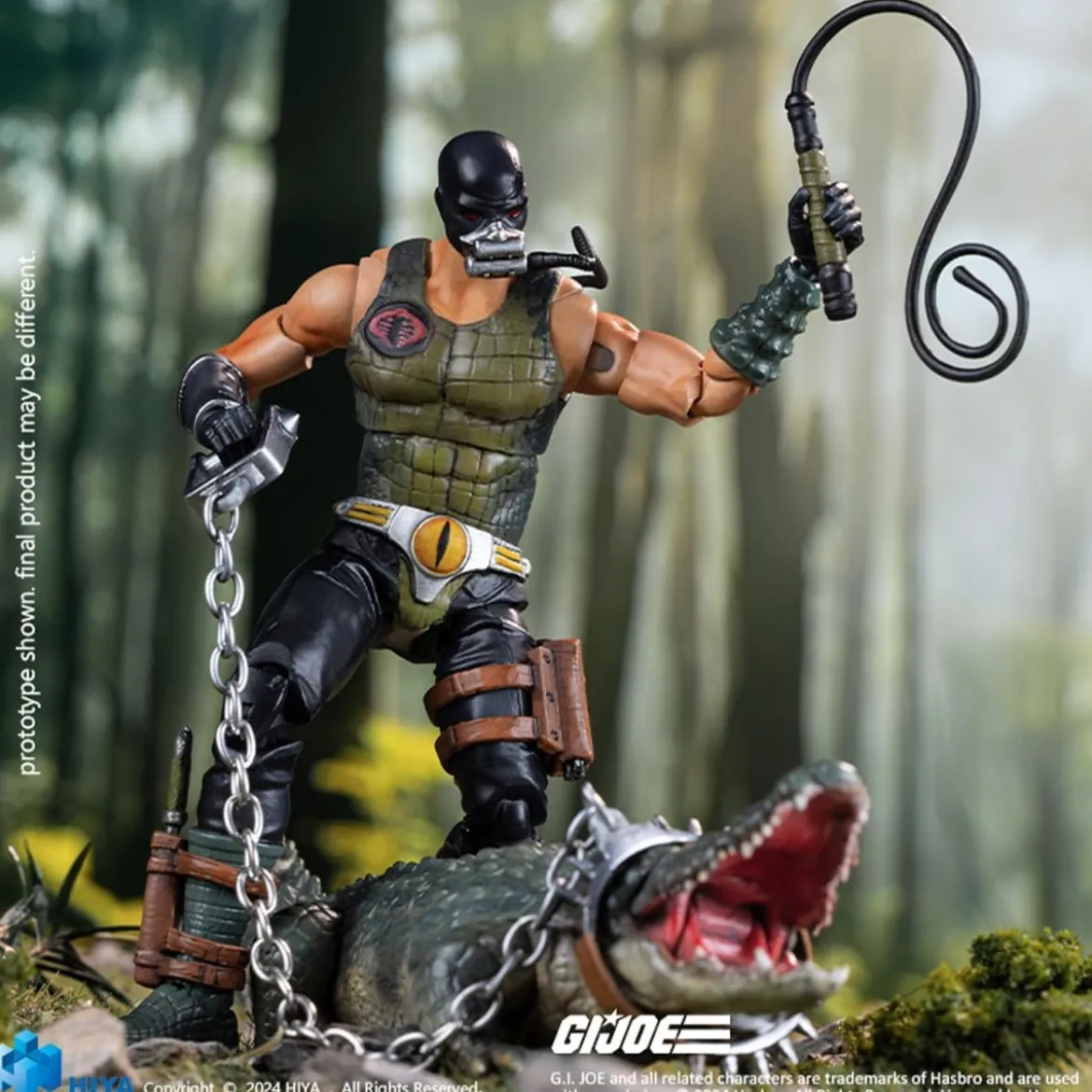 HIYA TOYS - Exquisite Mini Series 1/18 - G.I.Joe - Croc Master & Fiona