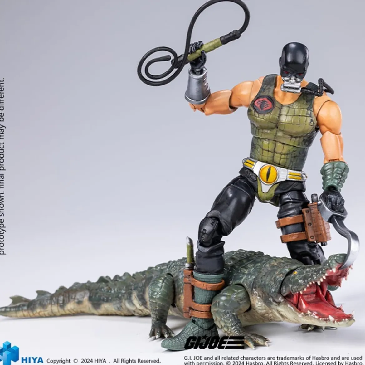 HIYA TOYS - Exquisite Mini Series 1/18 - G.I.Joe - Croc Master & Fiona