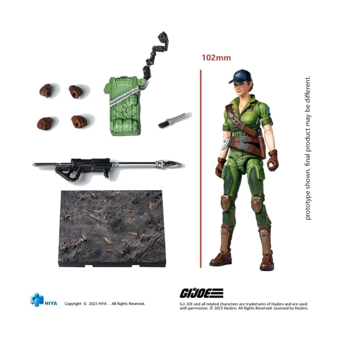 HIYA TOYS - Exquisite Mini Series 1/18 - G.I.Joe - Lady Jaye