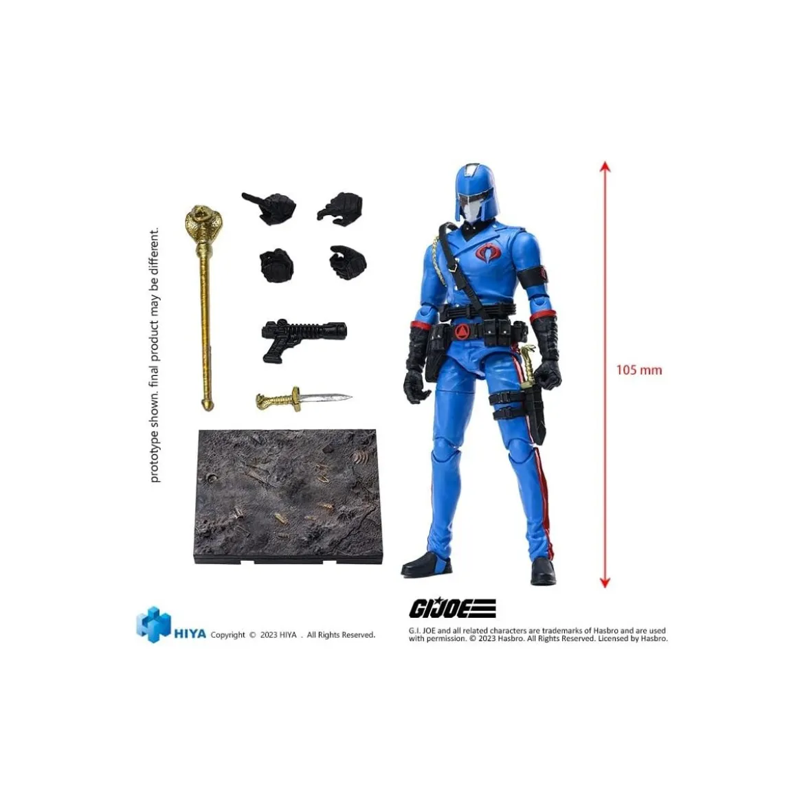 HIYA TOYS - Exquisite Mini Series 1/18 - G.I.Joe - Cobra Commander