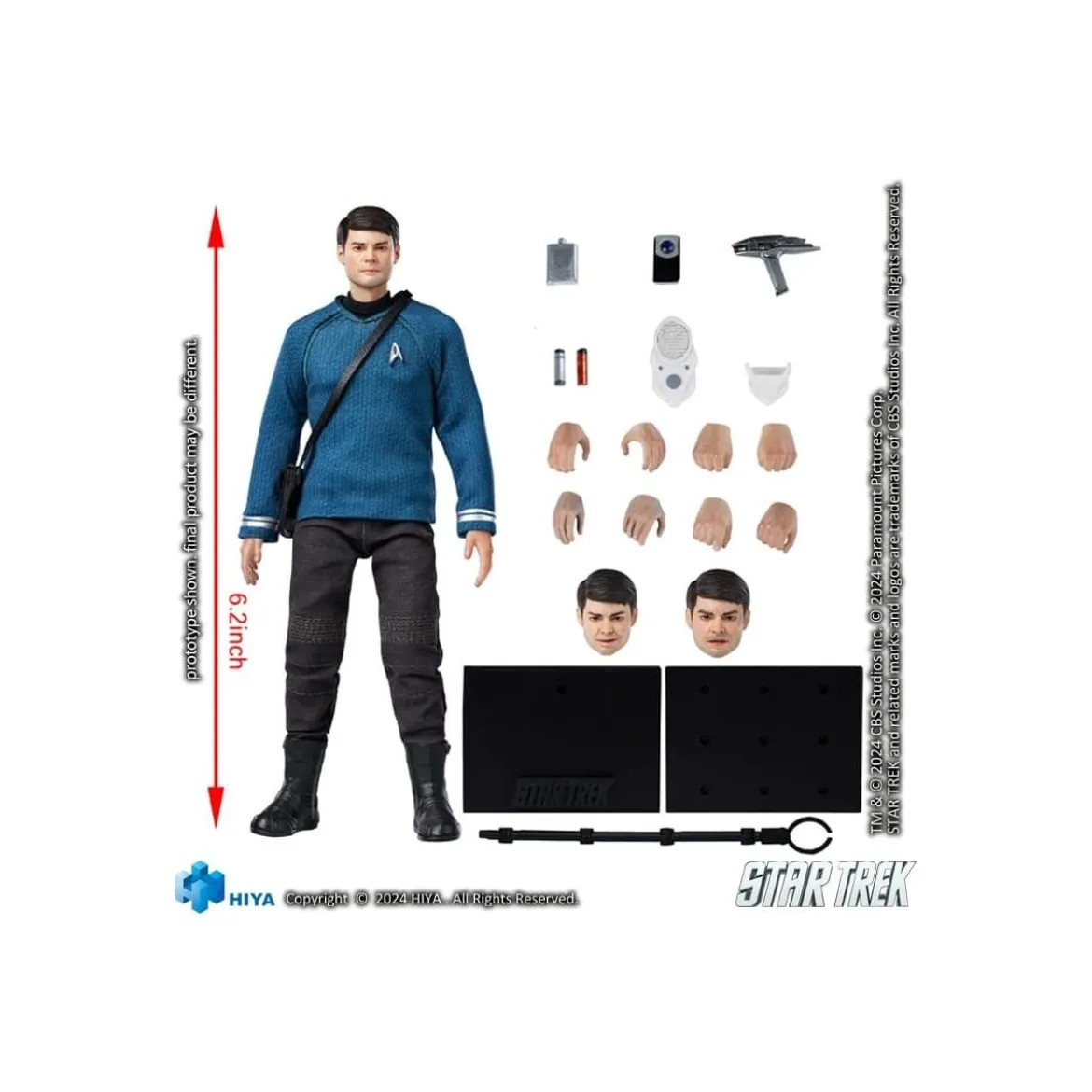 HIYA TOYS - Exquisite Super Series 1/12 - Star Trek (2009) McCoy