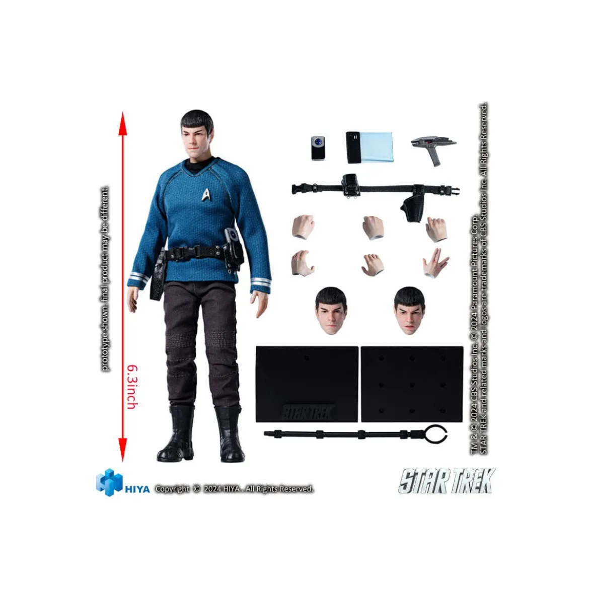 HIYA TOYS - Exquisite Super Series 1/12 - Star Trek (2009) Spock