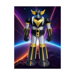 HL Pro - Goldorak Mini Metal Fabbrica Black & Gold Exclusive Figurine-Collector - Ufo Robot Grendizer
