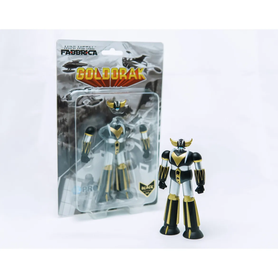 HL Pro - Goldorak Mini Metal Fabbrica Black & Gold Exclusive Figurine-Collector - Ufo Robot Grendizer