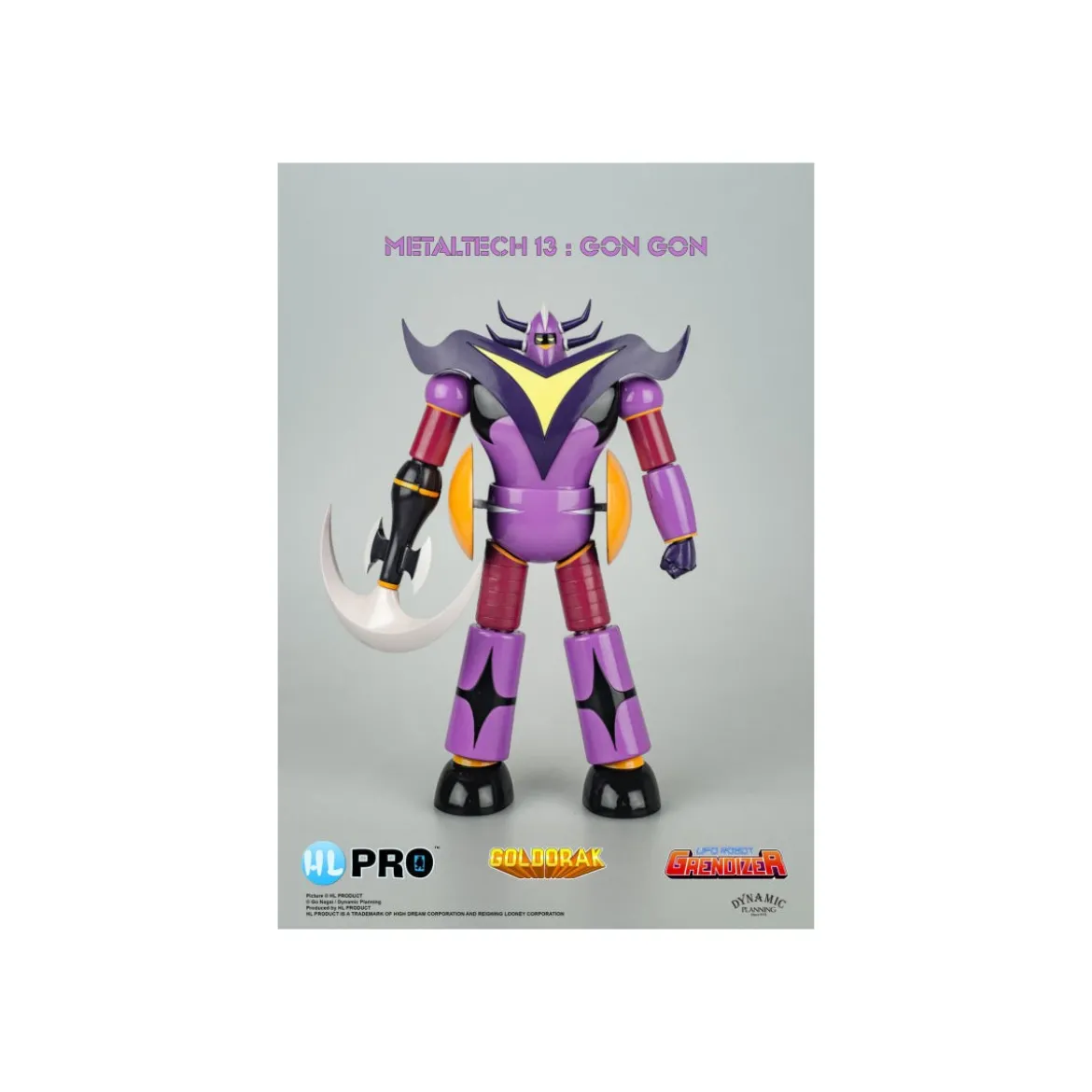 HL PRO - Gon Gon Anime Color - Goldorak - UFO Robot Grendizer - Metaltech 13 Die Cast