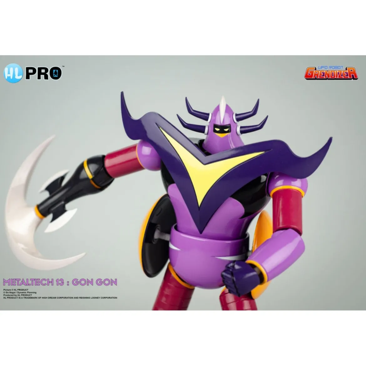 HL PRO - Gon Gon Anime Color - Goldorak - UFO Robot Grendizer - Metaltech 13 Die Cast