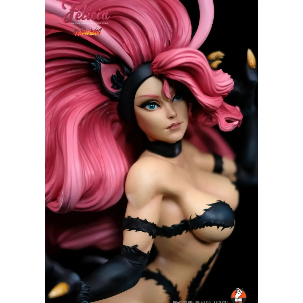 HMO Girls - Felicia 1/4 Black version Darkstalkers - Hand Made Object
