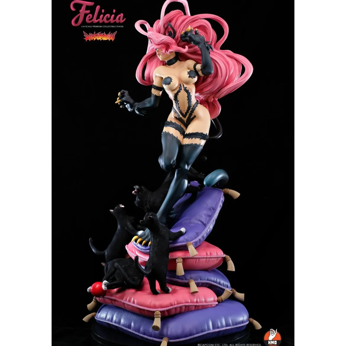 HMO Girls - Felicia 1/4 Black version Darkstalkers - Hand Made Object