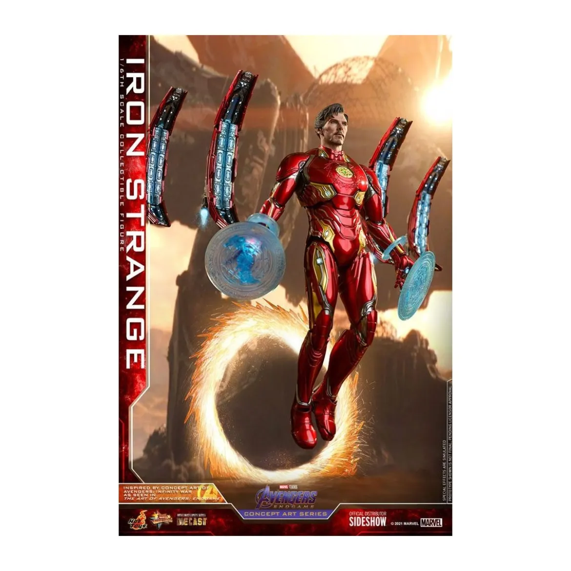 Hot toys 1/6 Avengers: Endgame Iron Strange Concept Art Series PVC 1/6