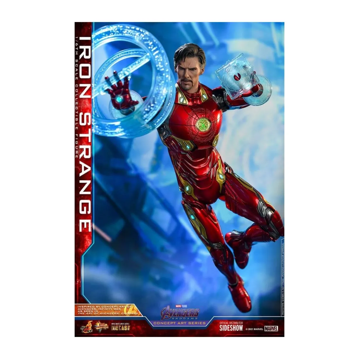 Hot toys 1/6 Avengers: Endgame Iron Strange Concept Art Series PVC 1/6