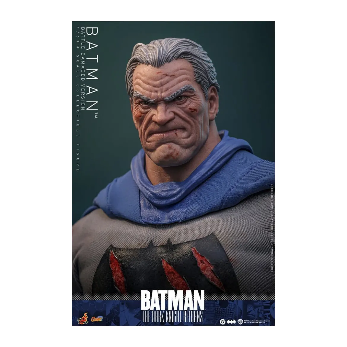 Hot Toys - BATMAN - Batman: The Dark Knight Returns (Battle Damaged Version) Comic Masterpiece 1/6