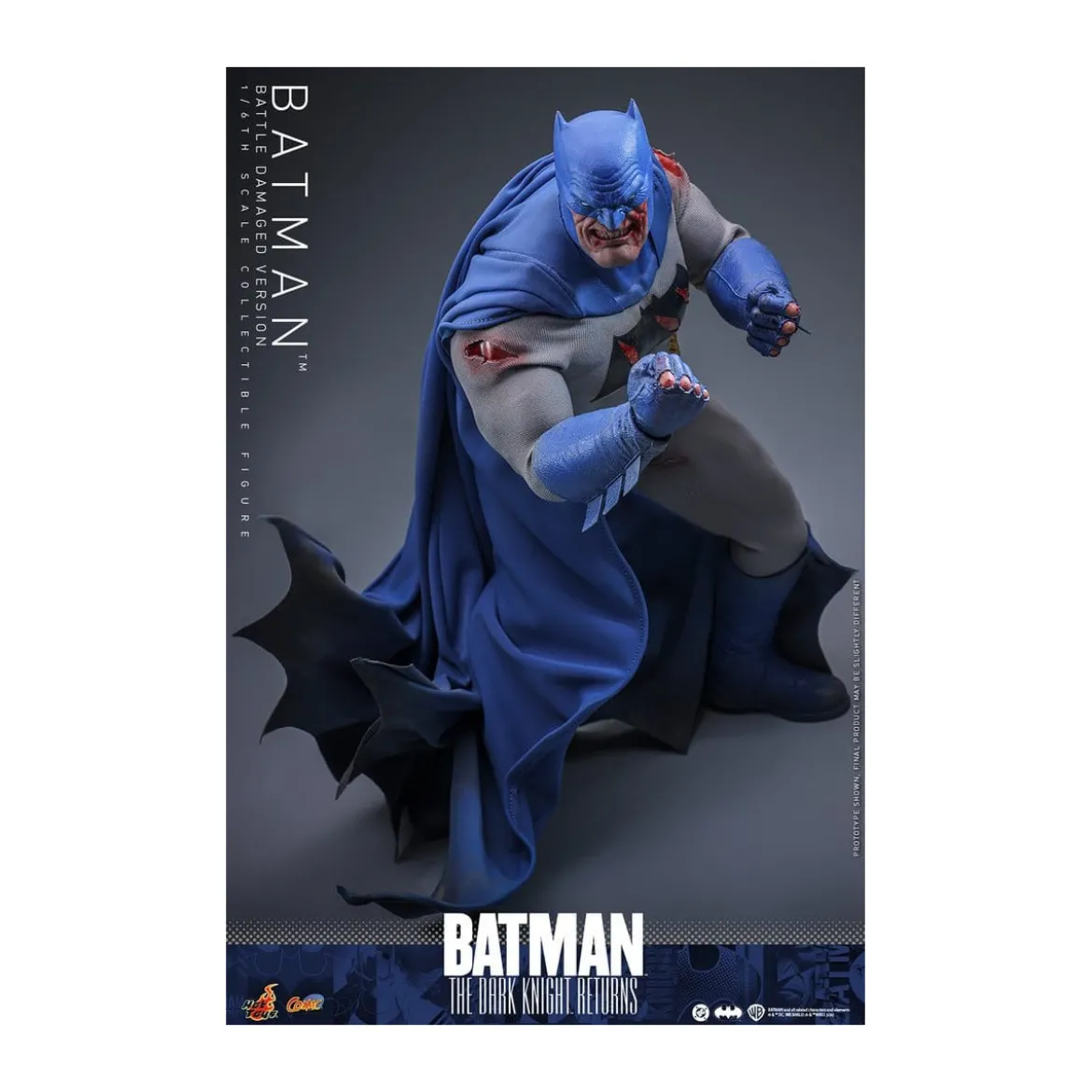 Hot Toys - BATMAN - Batman: The Dark Knight Returns (Battle Damaged Version) Comic Masterpiece 1/6
