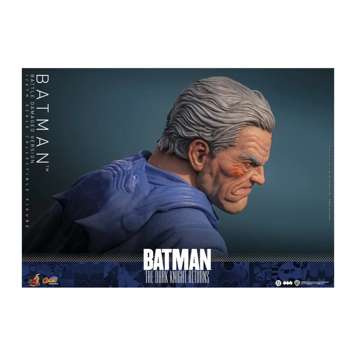 Hot Toys - BATMAN - Batman: The Dark Knight Returns (Battle Damaged Version) Comic Masterpiece 1/6