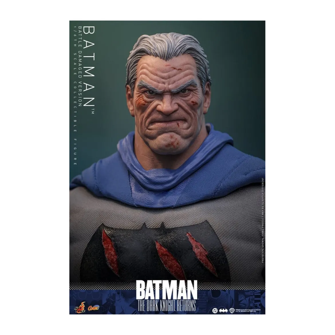 Hot Toys - BATMAN - Batman: The Dark Knight Returns (Battle Damaged Version) Comic Masterpiece 1/6