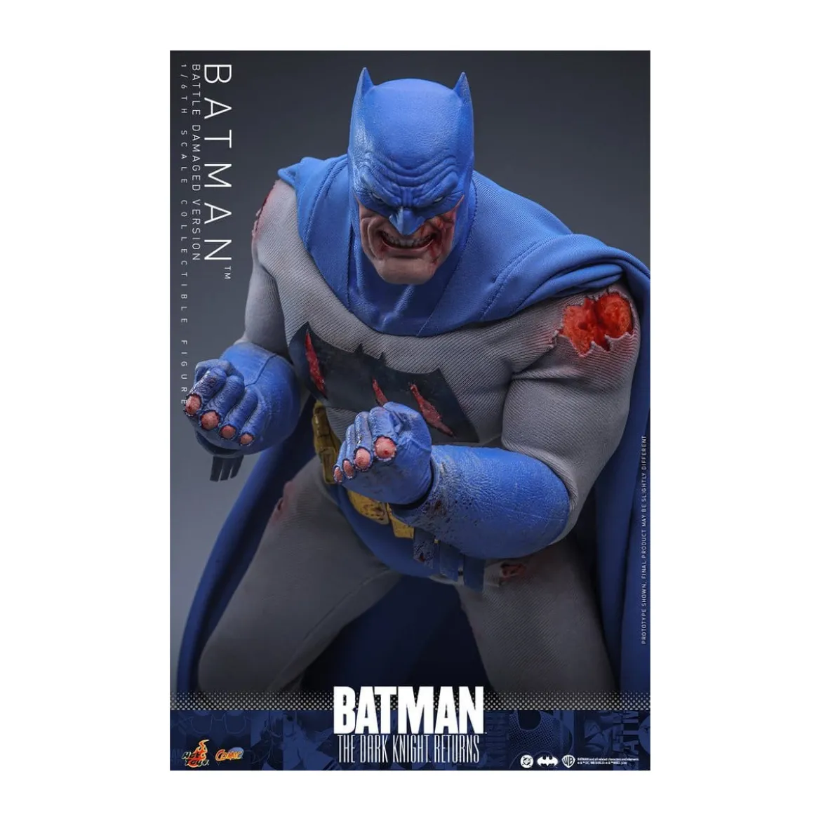 Hot Toys - BATMAN - Batman: The Dark Knight Returns (Battle Damaged Version) Comic Masterpiece 1/6