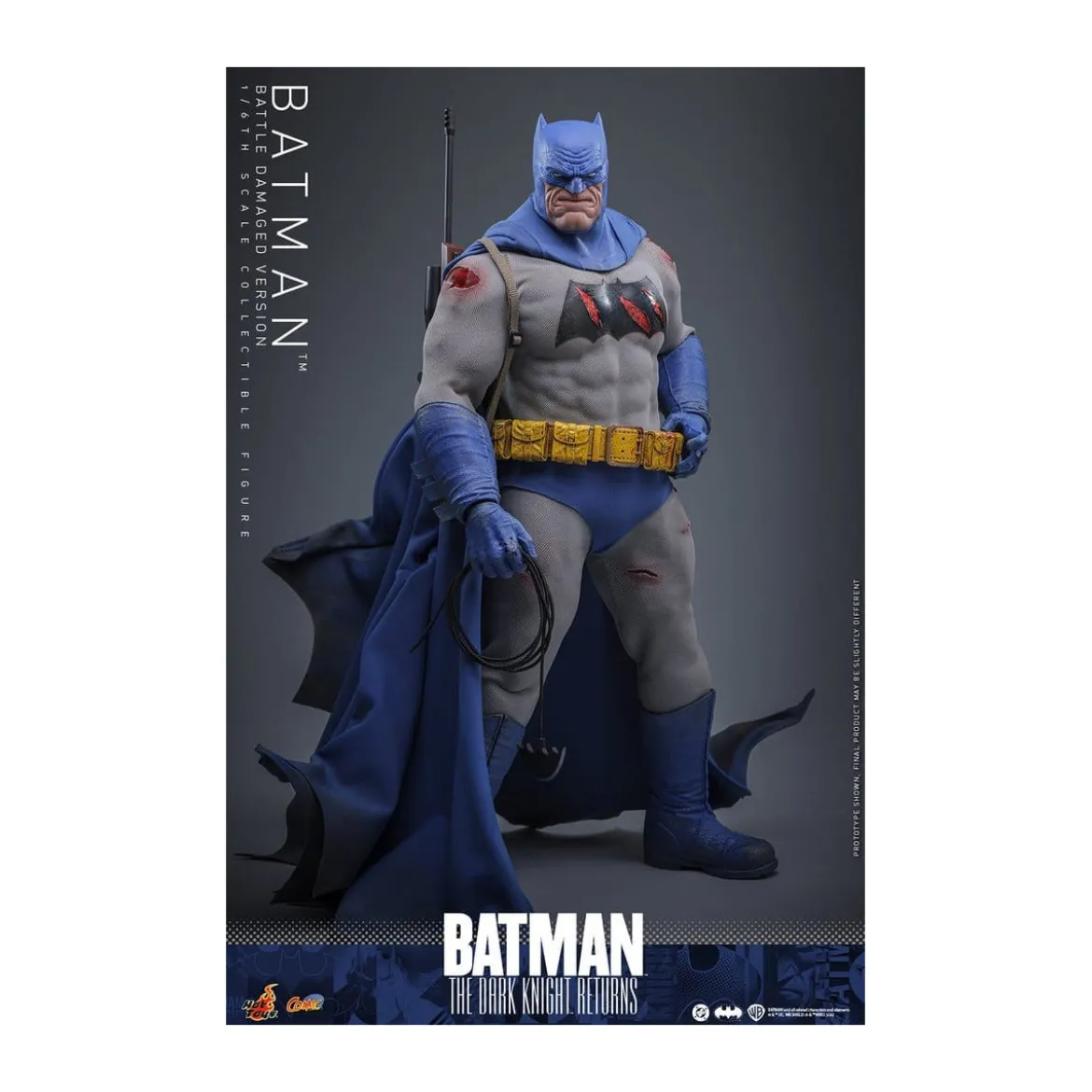 Hot Toys - BATMAN - Batman: The Dark Knight Returns (Battle Damaged Version) Comic Masterpiece 1/6