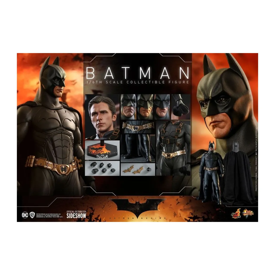 Hot Toys Batman Begins - Batman Exclusive Movie Masterpiece 1/6