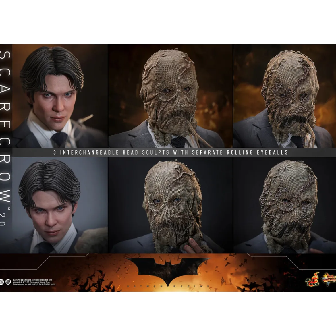 Hot toys Batman Begins - Scarecrow 2.0 MMS 1/6