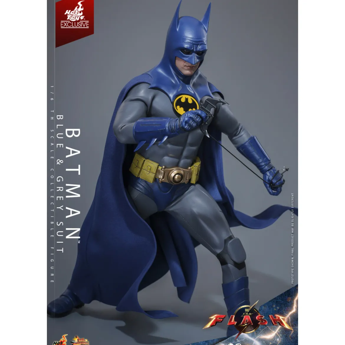 Hot Toys - Batman (Blue & grey Suit) Movie Masterpiece 1/6 The Flash - Hot Toys Exclusive
