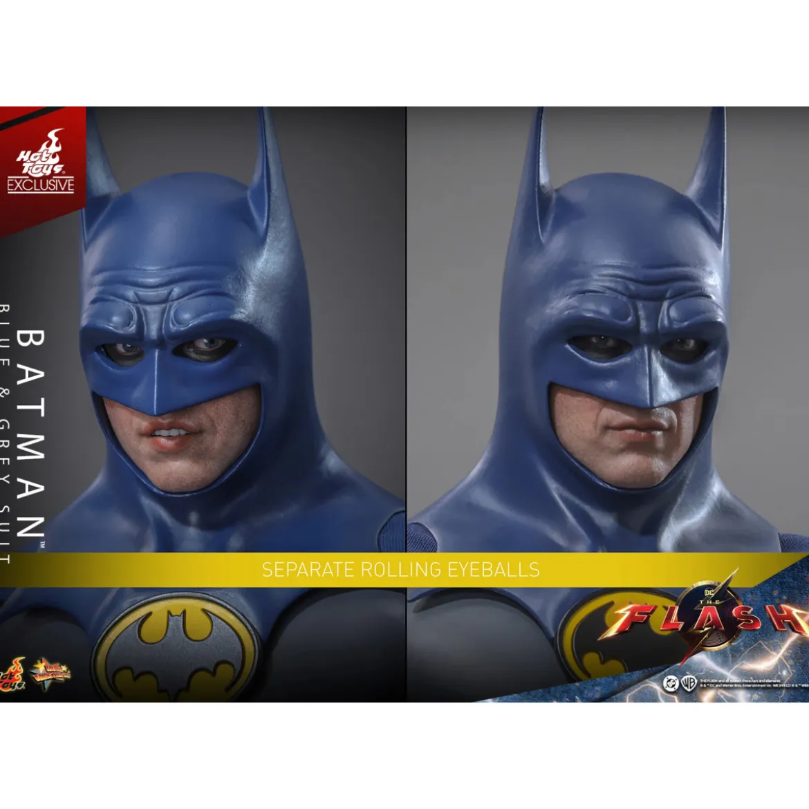 Hot Toys - Batman (Blue & grey Suit) Movie Masterpiece 1/6 The Flash - Hot Toys Exclusive