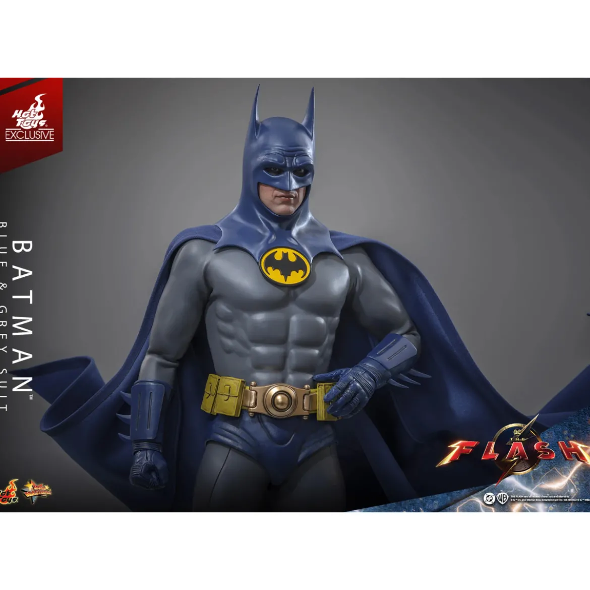 Hot Toys - Batman (Blue & grey Suit) Movie Masterpiece 1/6 The Flash - Hot Toys Exclusive