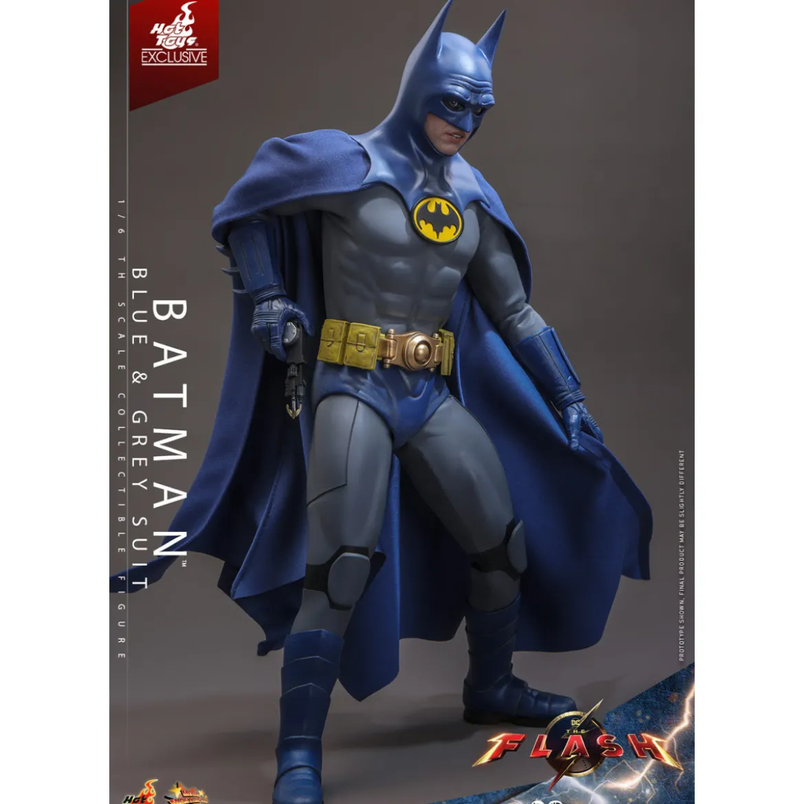 Hot Toys - Batman (Blue & grey Suit) Movie Masterpiece 1/6 The Flash - Hot Toys Exclusive