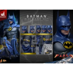 Hot Toys - Batman (Blue & grey Suit) Movie Masterpiece 1/6 The Flash - Hot Toys Exclusive
