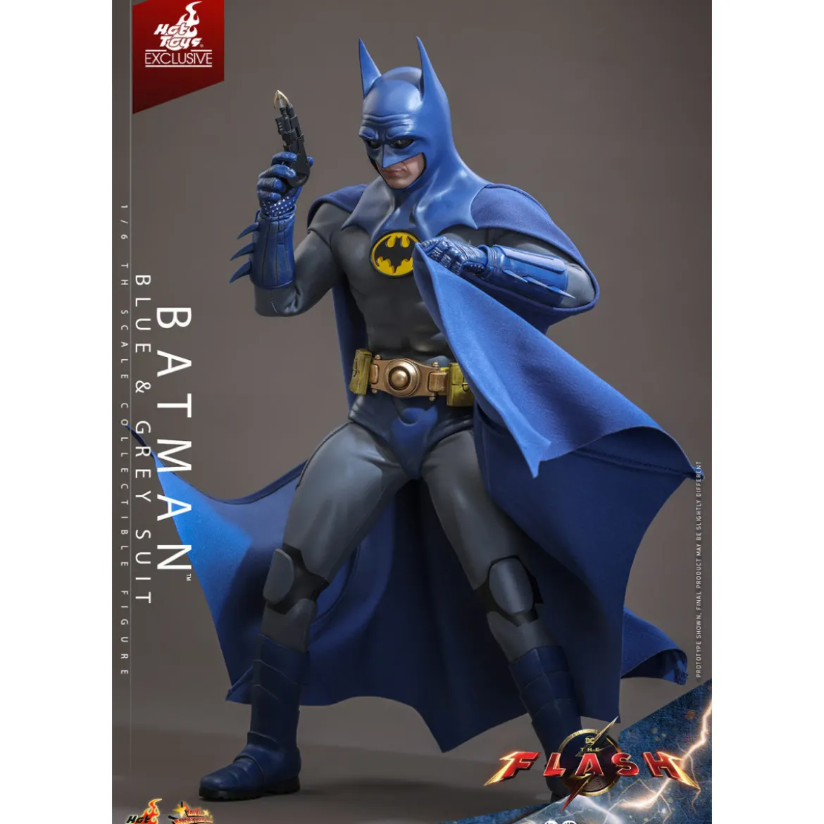 Hot Toys - Batman (Blue & grey Suit) Movie Masterpiece 1/6 The Flash - Hot Toys Exclusive