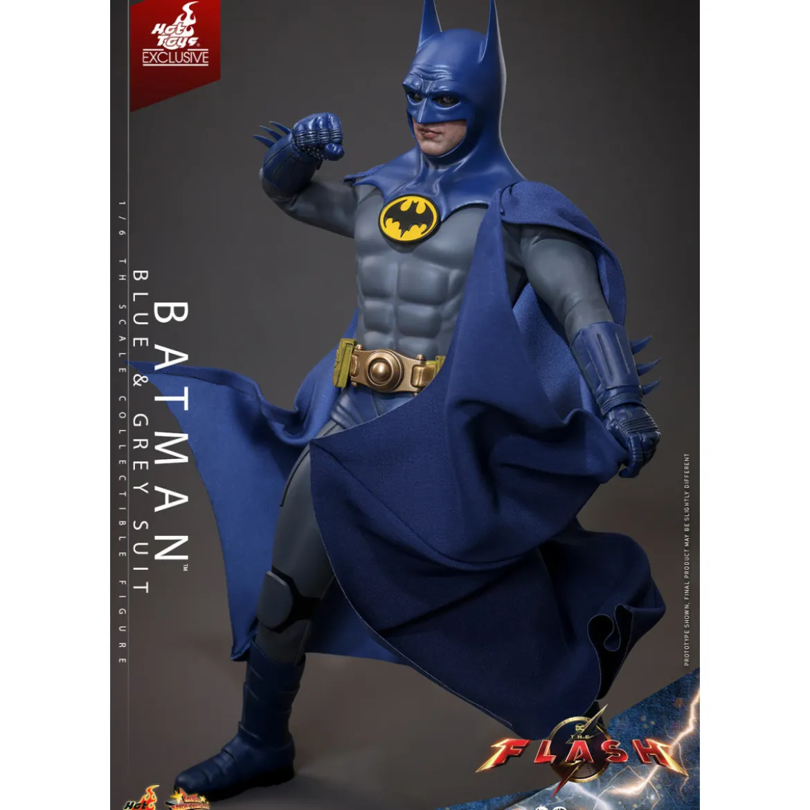 Hot Toys - Batman (Blue & grey Suit) Movie Masterpiece 1/6 The Flash - Hot Toys Exclusive