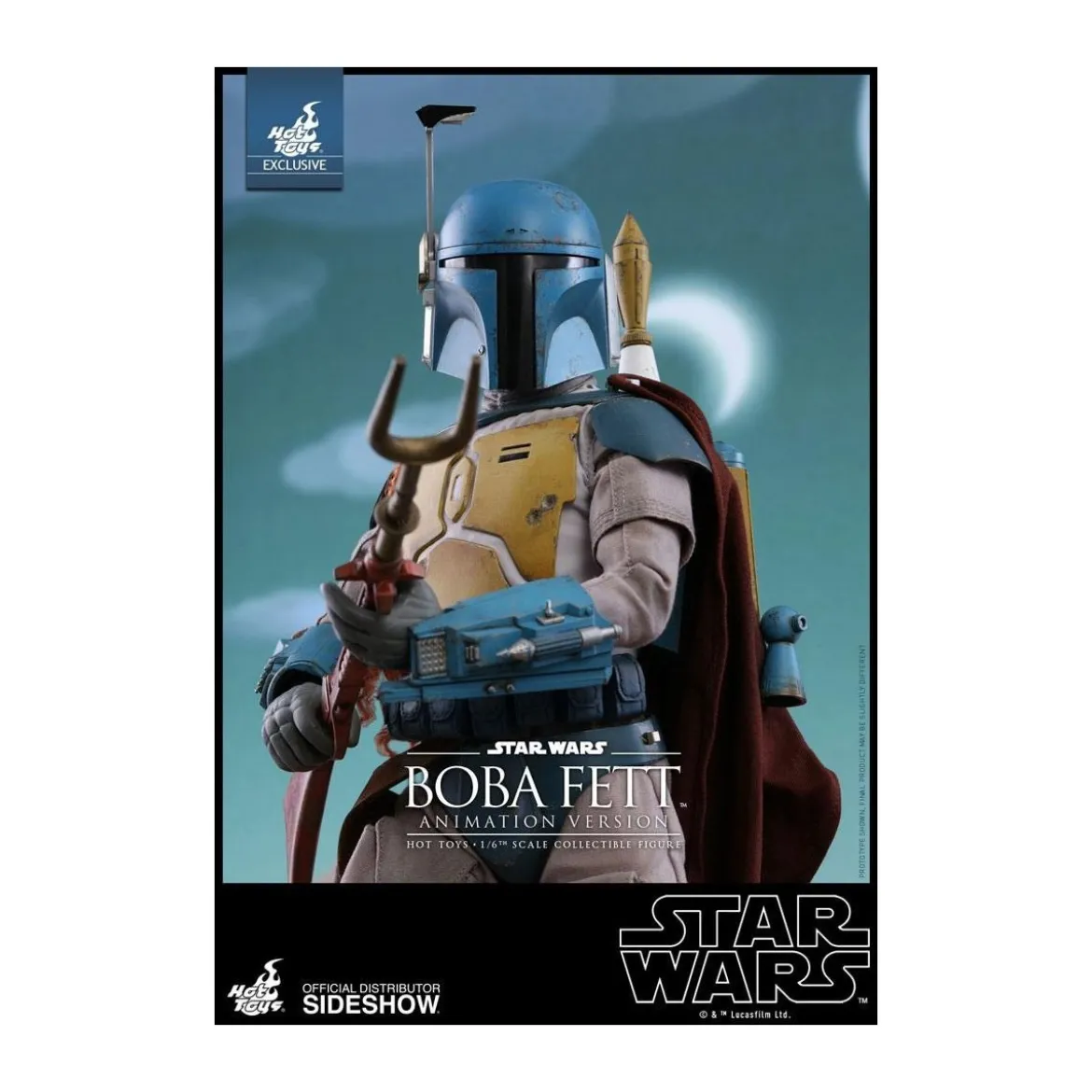 Hot Toys 1/6 Boba Fett Animation Ver. Star Wars Holiday Special Sideshow Exclusive 30 cm - Depot vente scellé