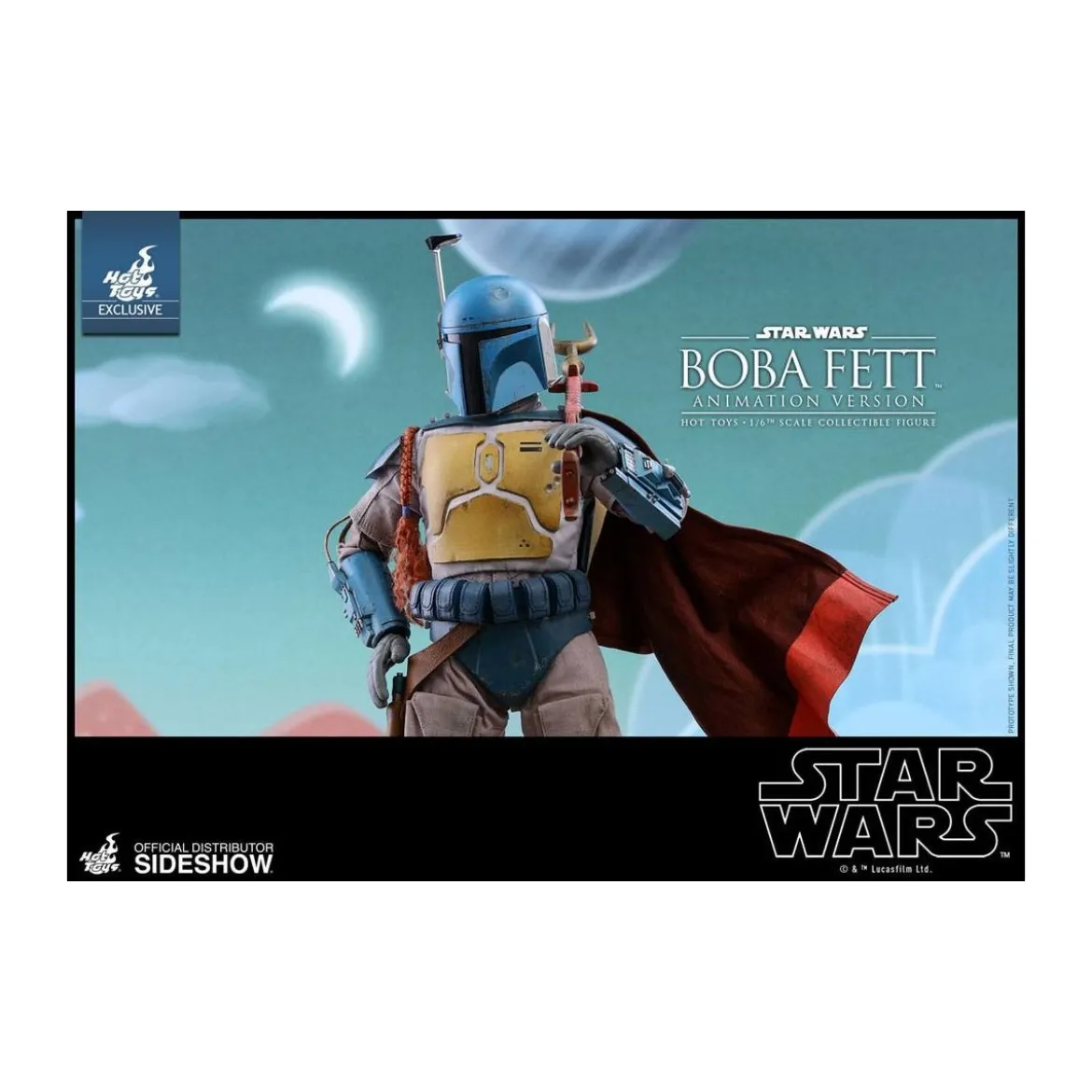Hot Toys 1/6 Boba Fett Animation Ver. Star Wars Holiday Special Sideshow Exclusive 30 cm - Depot vente scellé